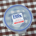 China manufacturer bpa free plastic round food container with lid